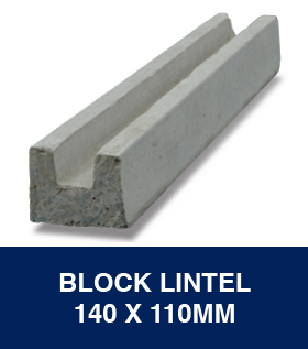 Pre-cast concrete block_lintel 140x110